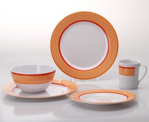Melamin campinggeschirr set - set, "