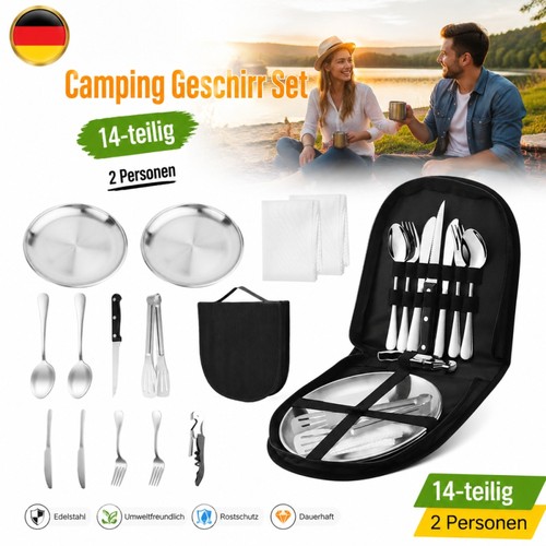 Teilig picknick geschirr set - picknick,
