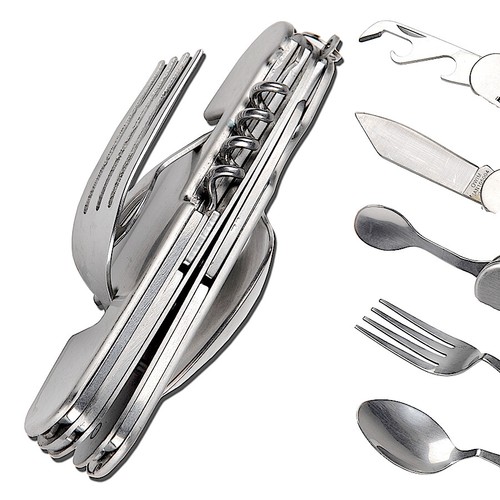 Camping besteck set outdoor - set,