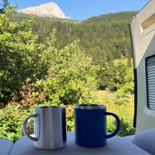 Edelstahl tassen camping - tassen,