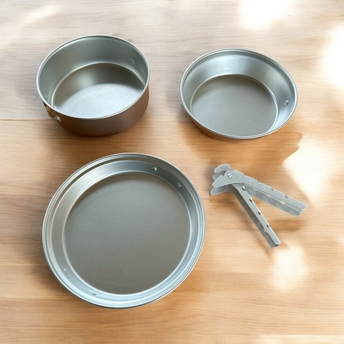 Aluminium camping kochset - kochset, 4