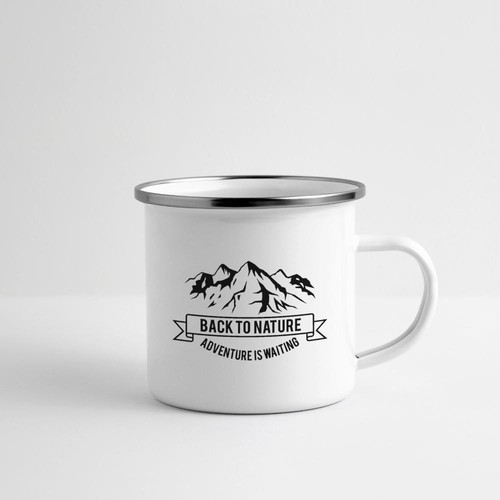 Emaillestasse retro camping - retro,