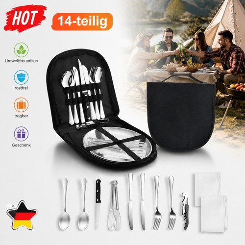 Outdoor campingbesteck set - outdoor,