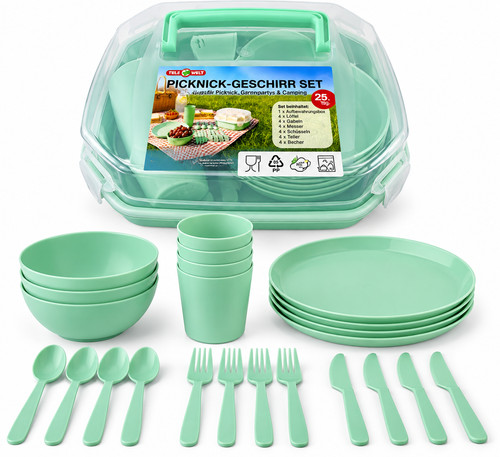 Telewelt picknick geschirr set - geschirr,