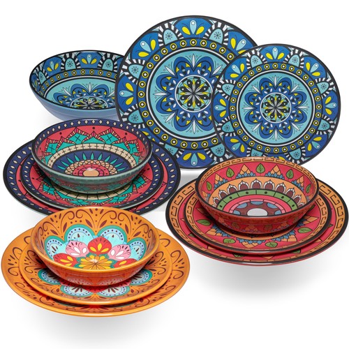Melamin geschirr set bunt - melamin,