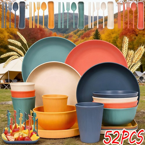 52x camping geschirr set - 52x,