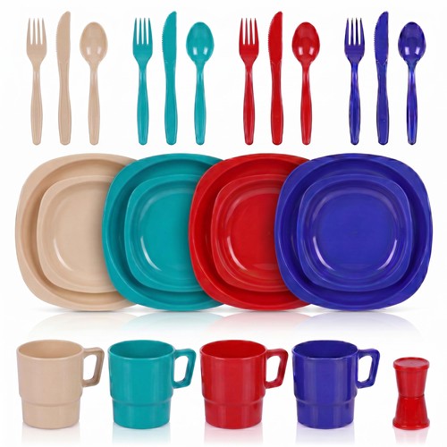 Camping geschirr set - geschirr-set, 4